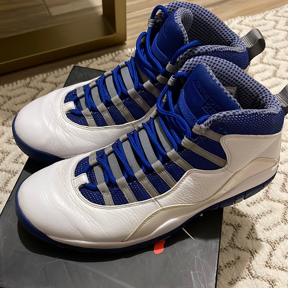 Air Jordan 10 Retro “Old Royal“ (2012) # 487214-107 Royal White Stealth Size 11